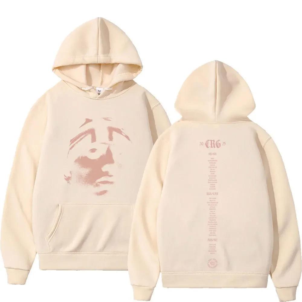 Central Cee Can Can RUSH GREATNESS Tour Graphic Women Men Hoodie Long-sleeved Hip-hop Top Streetwear Oversized Pullover Tracksuit Female Male Clothing