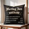 HHERTOG JANS Cushion Cover Natural Linen Organic Fabric DoubleSided Printing Couch Pillow Covers Home Decor