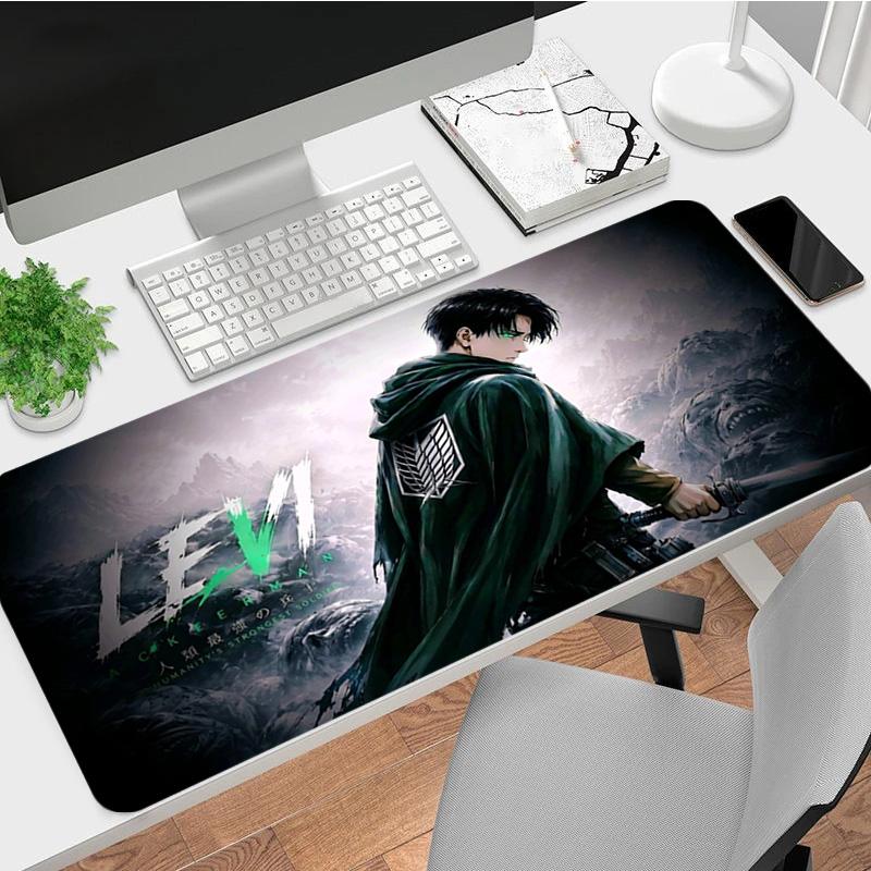 Attack Titan Xl Gaming Mouse Pad Nonslip Rubber Base Stitched Edge Waterproof Desk Mat For Pc Laptop Gamer Office Computer Accessories C929905