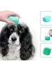 Dog Bath Brush Shampoo Scrubber for Bath Grooming/Washing Scrubber with Adjustable Ring Handle for Short Long Haired Dogs
