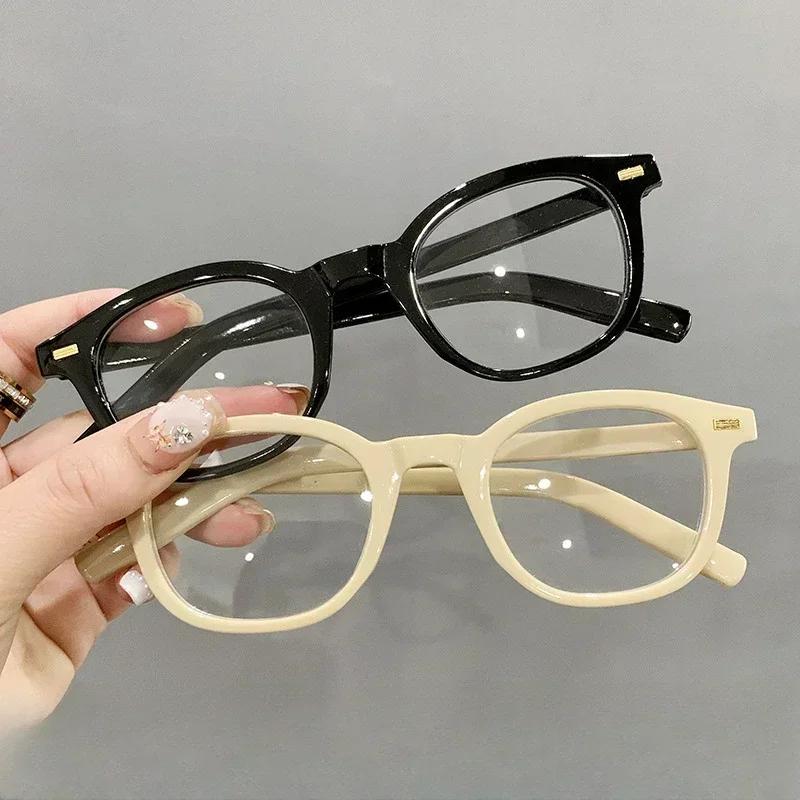 2pcs 0+100+150~+400 Hyperopia Glasses Women Anti Blue Light Stylish Eye Wear Men High Quality Business Reading Glasses Premium