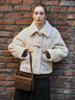 Generalidea Wool Blend Faux Fur Duffle Jacket [Cream] / Wbe4L07534