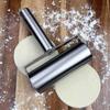 Effort-Saving Stainless Steel Rolling Pin with Wheels for Dough and Dumplings