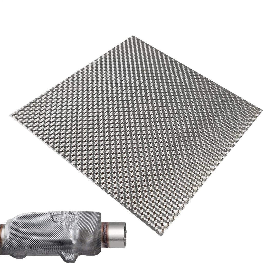 Exhaust Shield Auto Aluminum Material Wrap Insulation Car Exhaust Pipes Sheet Engine Insulation Lightweight Protection Wrap