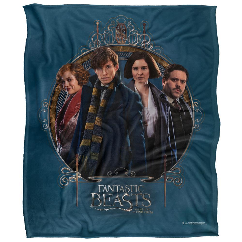 Fantastic Beasts Group Shot Blanket