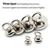 D16-D120mm Neodymium Fishing Hook N52 Heavy Duty Magnet Super Strong Neodymium Magnet  with Countersunk Hole Eyebolt