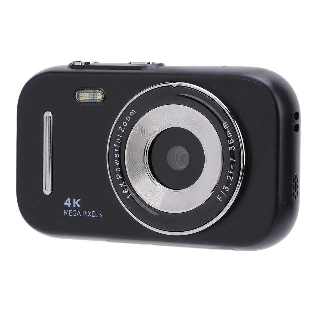 Kids Digital Camera 2.8 Inch 16X Zoom Rechargble Portable 48MP Image 4K Children Video Recorder for Boys Girls Students