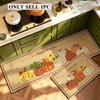 Carpet for Kitchen Long Rug Stain-resistant Wear-resistant Floor Mat Pumpkin Pattern Home Decoration Rugs Alfombras De Cocina