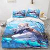 3D Print Anime Game Genshin Impact Comforter Bedding Sets Quilt Bed Cover Duvetcover Pillow Case 2 3 Pieces Sets Kids Adult Size