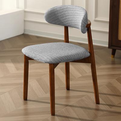 1 Stück Jacquard Bürostuhl Rückenlehne Sitzbezüge Massivholz Esszimmerstuhlbezug Elastischer Sitzbezug für Restaurant Esszimmer