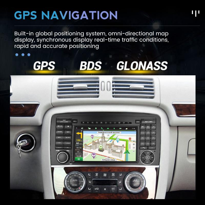 Navifly 7" IPS Android Radio Auto Stereo Pentru Mercedes Benz Clasa R R300 R350 R280 R320 R500 W251 2007-2011 Player Multimedia GPS