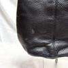 [USED] tattcalf black leather handbag, Harube
