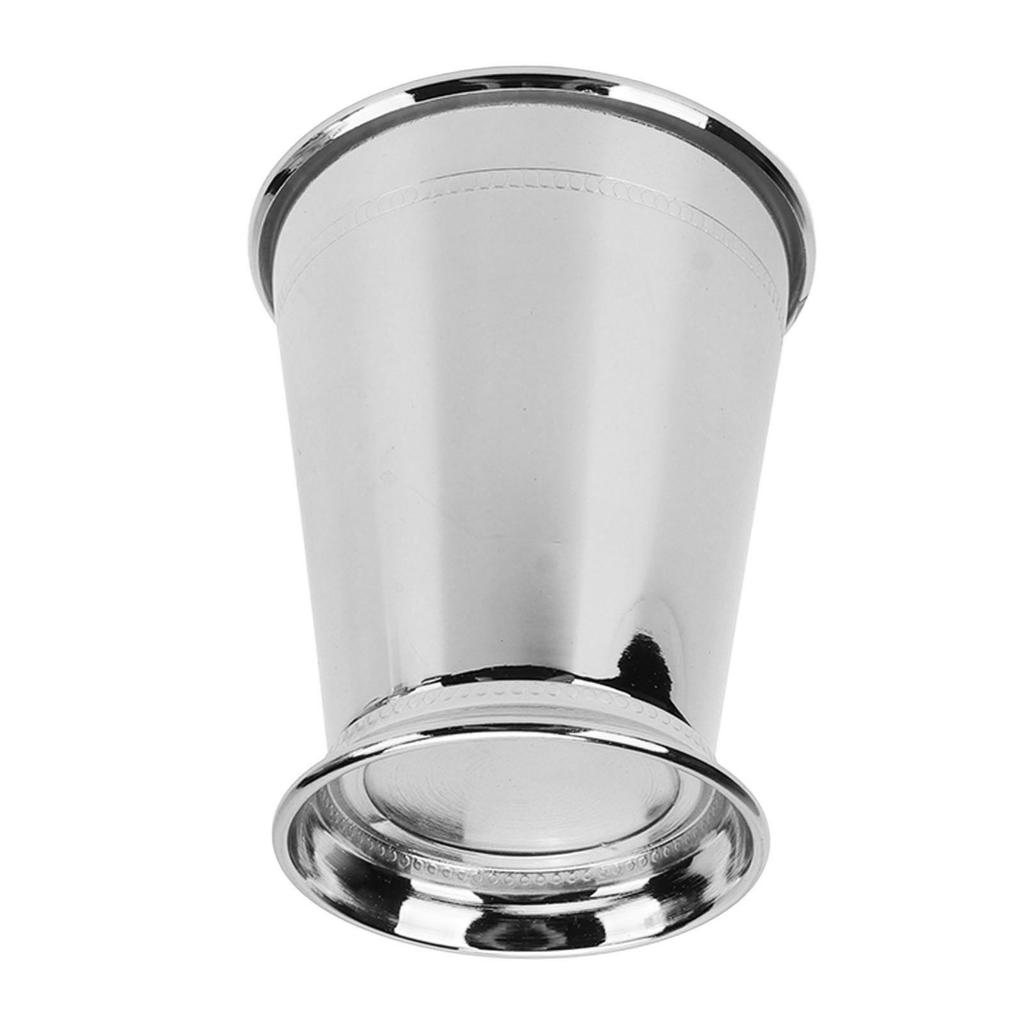 Cup Stainless Steel Elegant Retro High Stability Beaded Mint   Cup for Home