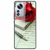 Tempered Glass Case For Xiaomi 12 Pro Cover Hard Shockproof Cases for Xiaomi Mi 12X 12 Lite Pro Funda 12Pro Coque Luxury Wolf