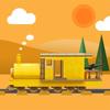 Children's Building Blocks, Red Train, Charles Train, Small Particle Toy