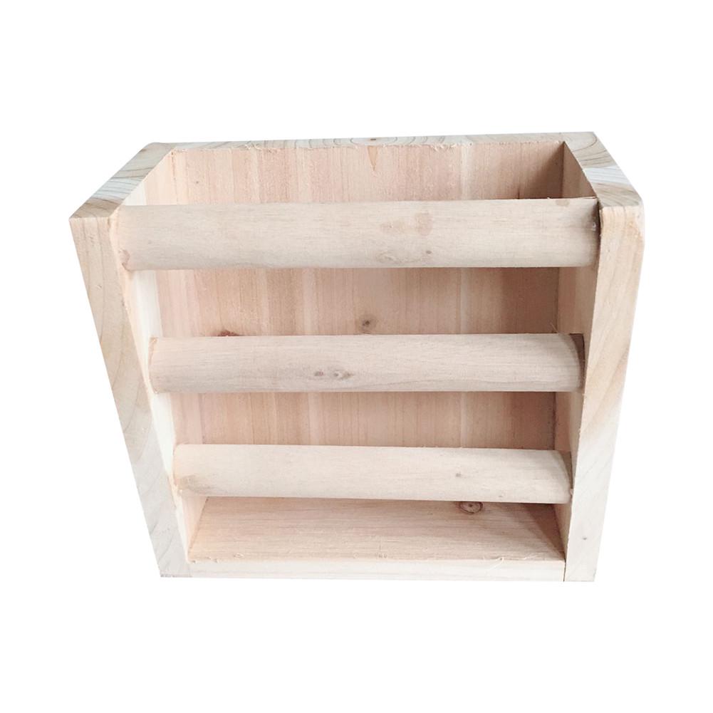 CLENEW Rabbit Grass Frame Hay Feeder Manger Rack for Rabbit Guinea Pig Chinchilla Fixed Flip-Up Holder Grass Basket Small Pet