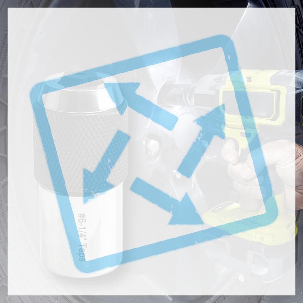 Verstellbares Gewindebohrer-Steckschlüssel-Extraktionswerkzeug mit verstellbaren Backen Gewindebohrer-Treiber Geeignet für Gewindebohrer Reibahlen Schraubenextraktoren