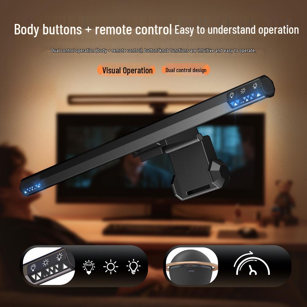 Vollspektrum LED Schreibtischlampe mit Blendschutz, Ra95 Hohe Farbwiedergabe und Augenschutz