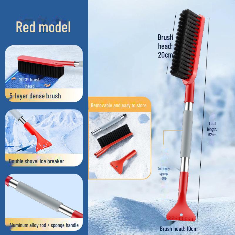 Car Multifunction Snow Removal Shovel and Brush - Winter De-icing Tool with Ice Scraper