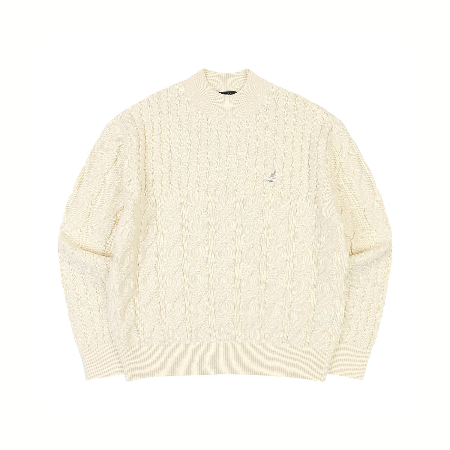 Kangol Basic Cable Sweater 1866 Ivory Ivory/Xl