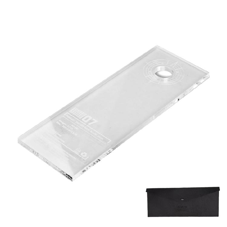 Camping Table Extension Panel Acrylic Clear Table Board Portable Clear IGT Table Board for Camping Light Enduring