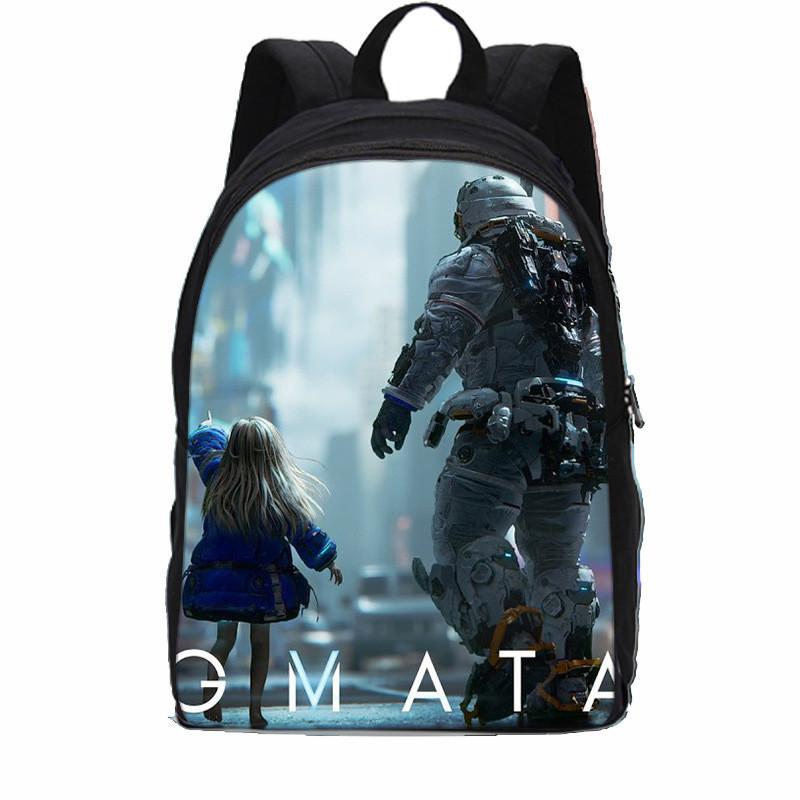 Pragmata Hugh Diana Printed Laptop Bag Ergonomic Comfort Shoulder Straps Daily Work Business Backpack