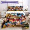 Con la partecipazione del classico cartone animato giapponese ONE PIECE Monkey D. Luffy fornisce copripiumini e federe confortevoli per l'uso domestico (senza nucleo) K2