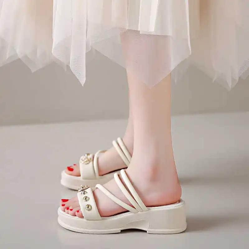 Fashion Open From The Back Open Back Women's Rubber Flip Flops Slippers Thong Sandals Shoes Ladies Runners Sneakers Sports Hit