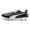 Puma King Top FG Black Men Sneakers White 105607-01