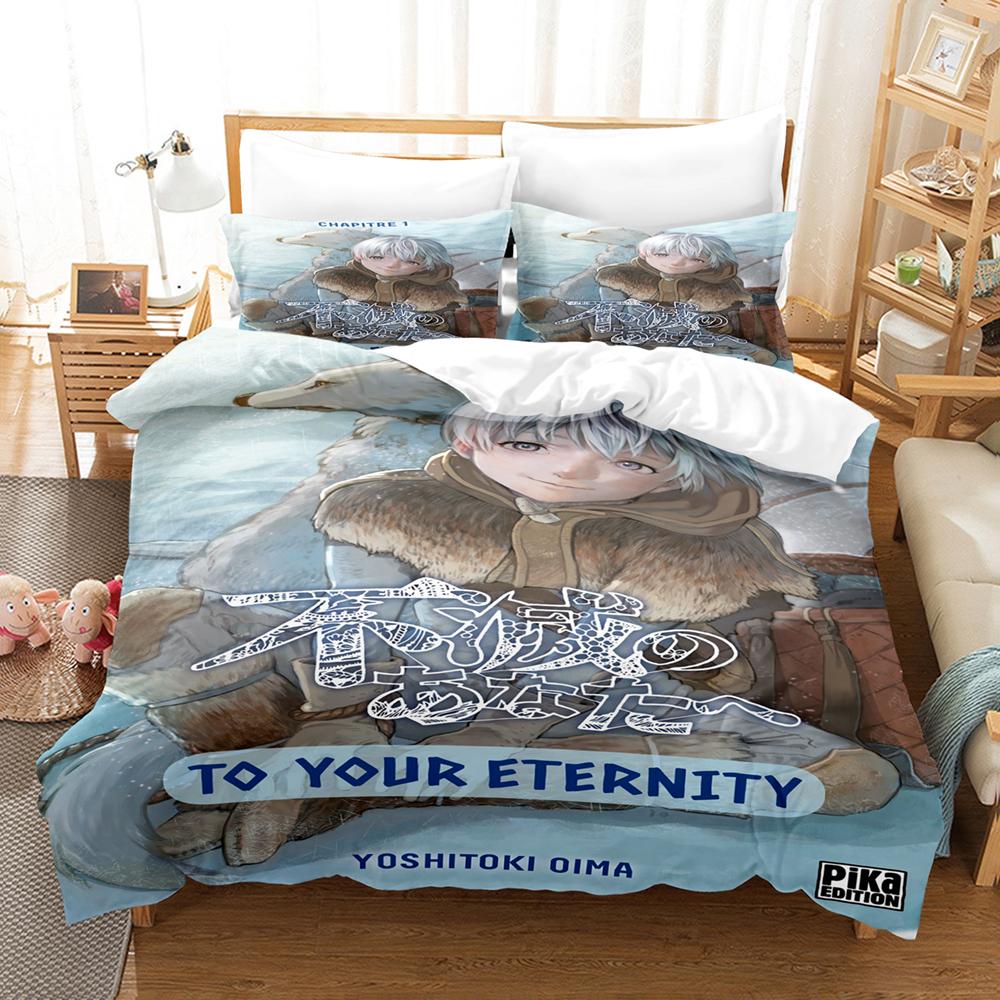 3d Cartoons To Your Eternity Bedding Sets Duvet Cover Set With Pillowcase Twin Full Queen King Bedclothes Bed Linen Home Textile