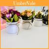 Camellia Flower Artificial Potted Plant For Home Decor And Wedding Arrangements