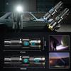 Powerful LED Flashlight with 2025 Latest USB Focused LED Battery Handheld Adjustable Mini 5 IPX7 Outdoor EDC Flashlight for Disaster Military Power