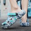 Lightweight Men's Clogs Slippers Sandal Men Garden Shoes Flat Camouflage Sandals Comfortable Outdoor Flip Flops Home Clogs Shoes