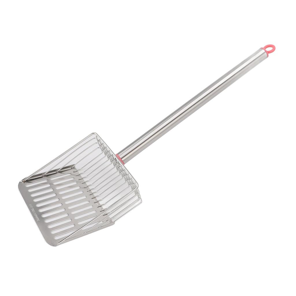 Chicken Poop Scooper   Handle Stainless Steel Non Stick Slat Litter Sifting Shovel for Chicken Pet Cat
