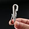 1Pc Car Titanium Alloy Keychain Key Ring Holder Buckle Belt Lightweight Edc For Man Male Creativity Father‘S Day Gift