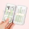 7-teiliges Matcha-Grün Nagelscheren- & Nagelscheren-Maniküre-Set