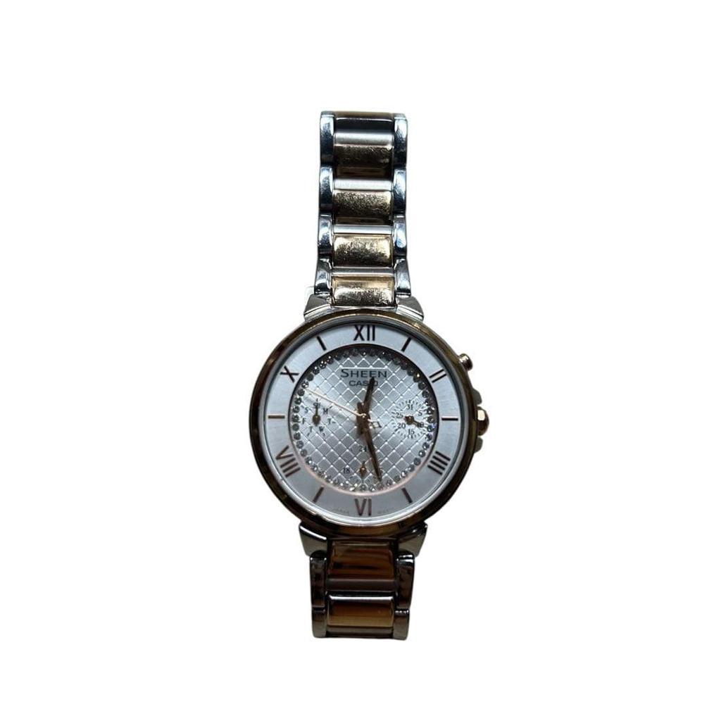 Used CASIO SHEEN SHE-3040SGJ Chronograph