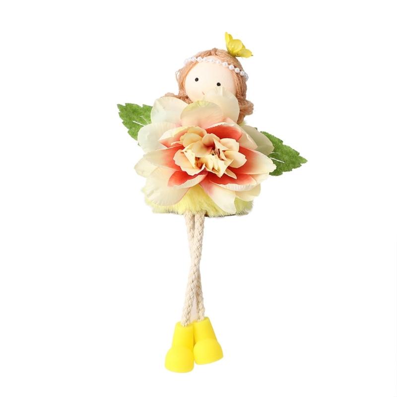 Charm Girl Hanging Decors Delicate Hanging Pendant Fabric Texture Creative Girl Pendant Suitable for Artistic Space