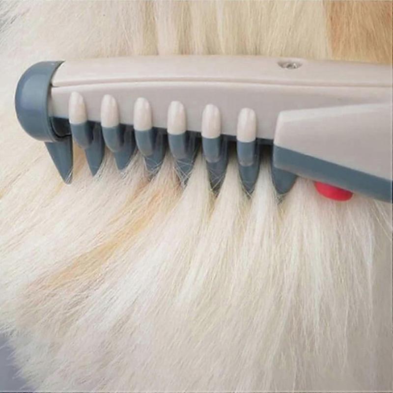 Lifweb Mataway EComb, Elektrischer Haarknotenentferner für Haustiere, Pflegekamm für Hunde, Welpen, Katzen (1 Stück)