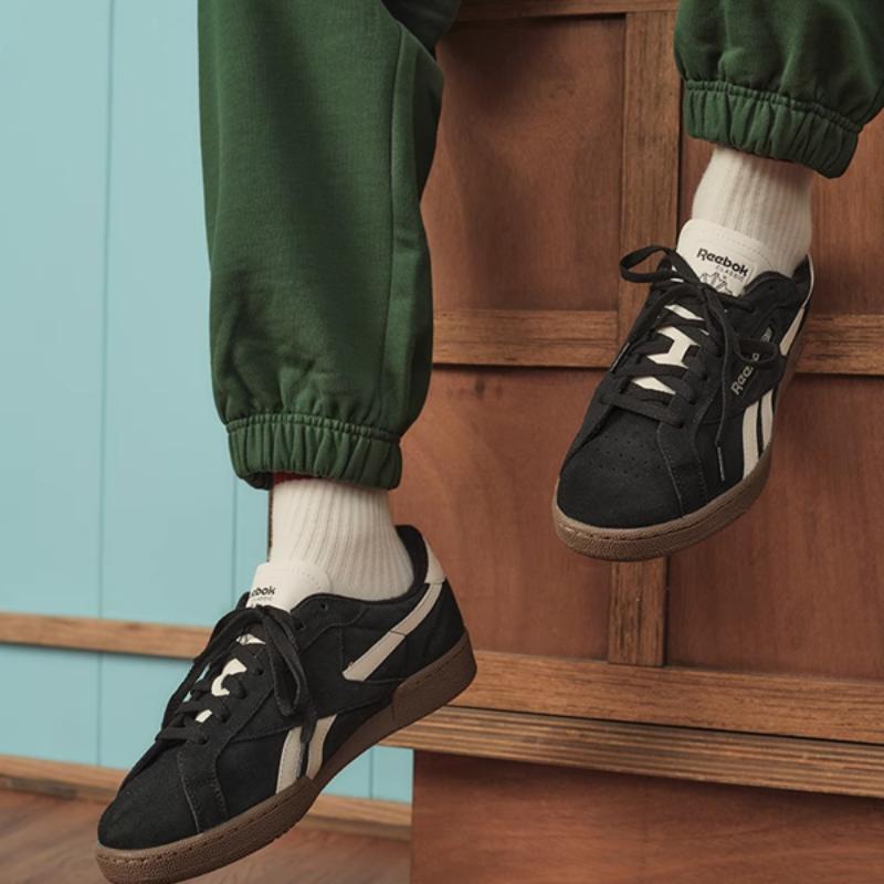 Reebok Club C Grounds Uk 'Black Gum' Sneakers 100033053