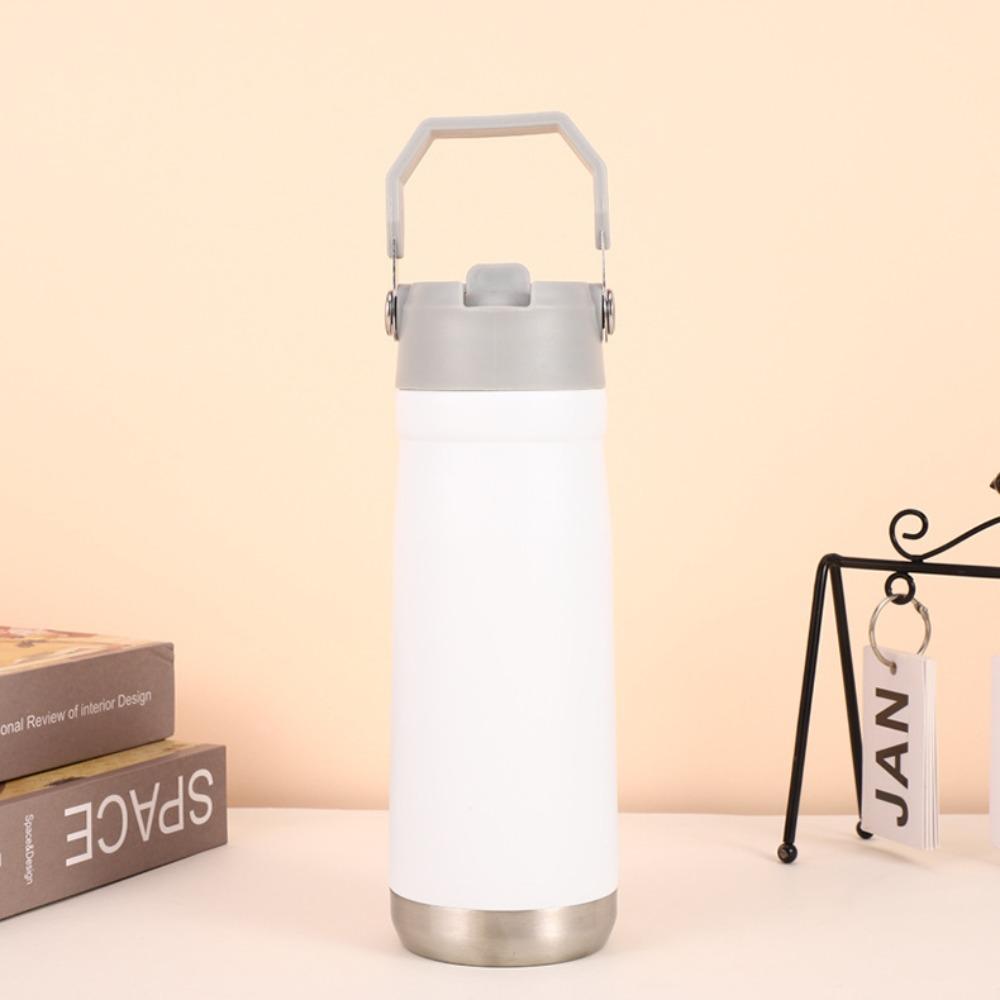 Stainless steel 304 thermos cup Outdoor portable portable space pot Student vacuum sports thermos cup 550ml