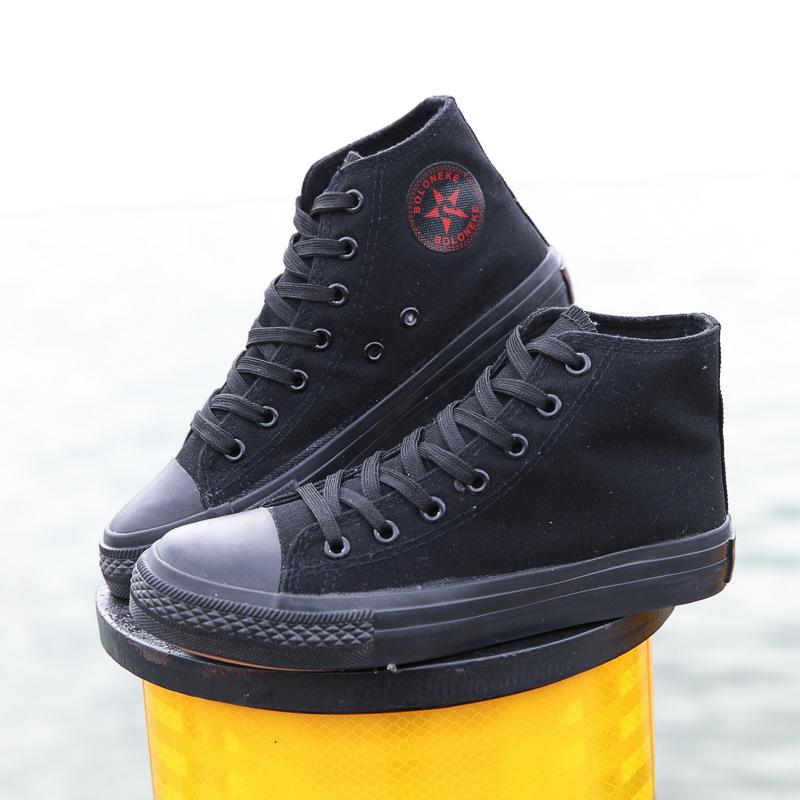 

Парные туфли из парусины в стиле колледжа, однотонные, высокие, мужские и женские туфли в стиле ретро 1970-х годов 42