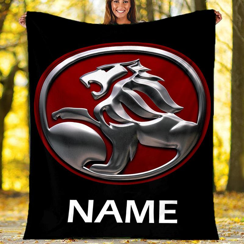 Customizable Football Throw Blanket – Personalized Name, All-Season Cozy Snug Blanket, Machine Washable, Personalized Blanket