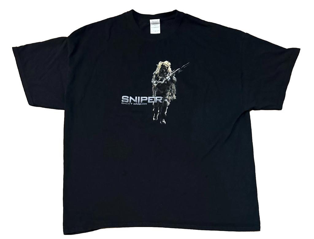 Sniper Ghost Warrior Video Game Black Short Sleeve T Shirt Mens Size XXL
