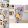 Plush Cat Keychain With Pp Cotton Filling For Bag Decor And Collectible Toy