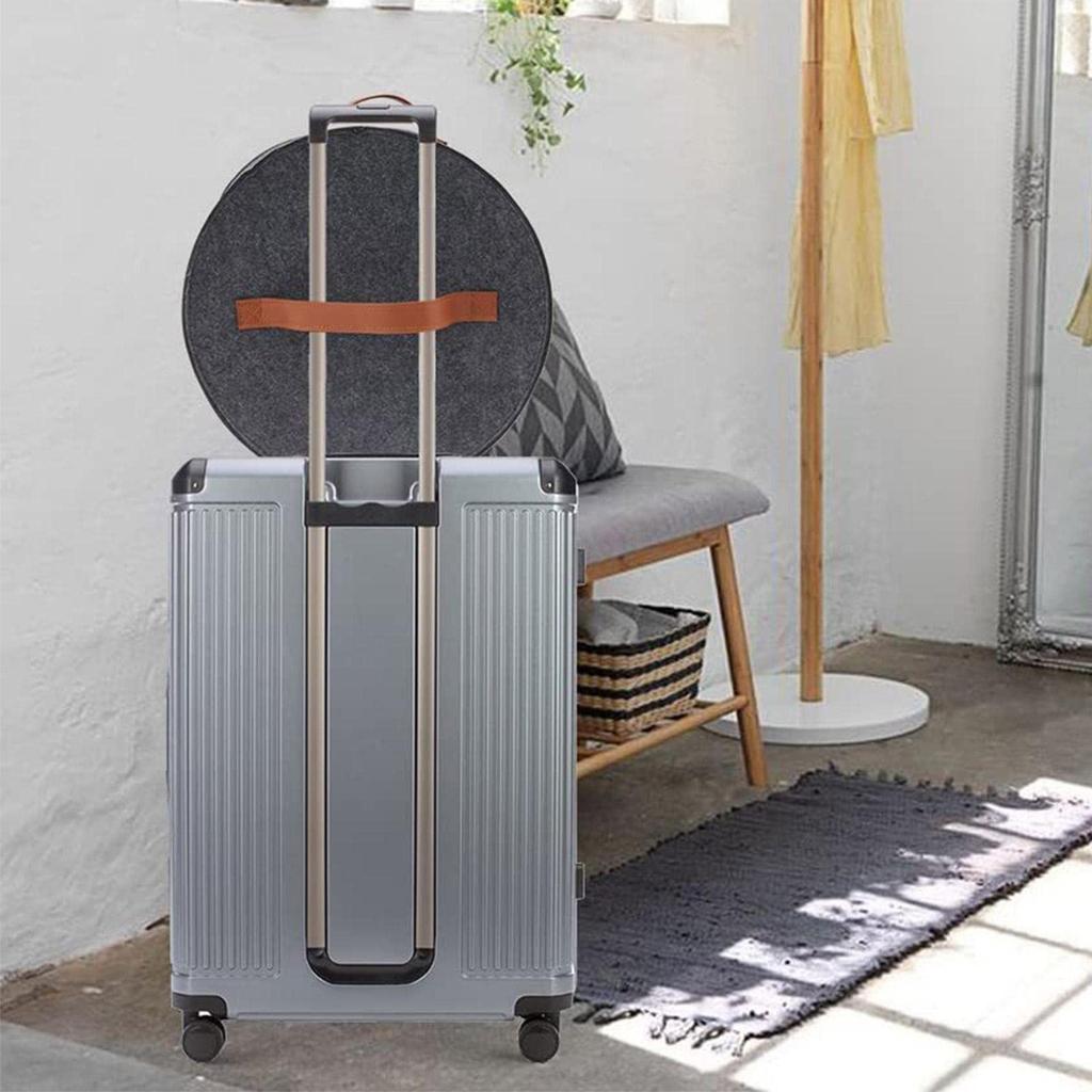 Hat Storage Box Travel Hat Box Large Round Hat Carrier Case Organizer or Women Cowboy Hat Organizer FoldableTravel Cap Boxes