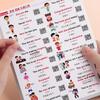 Waterproof English Word Stickers for Kids - Early Education and Daily Use