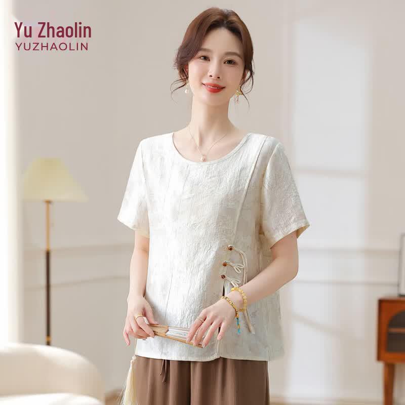 Yuzhaolin Women s Summer T-shirt Set XL