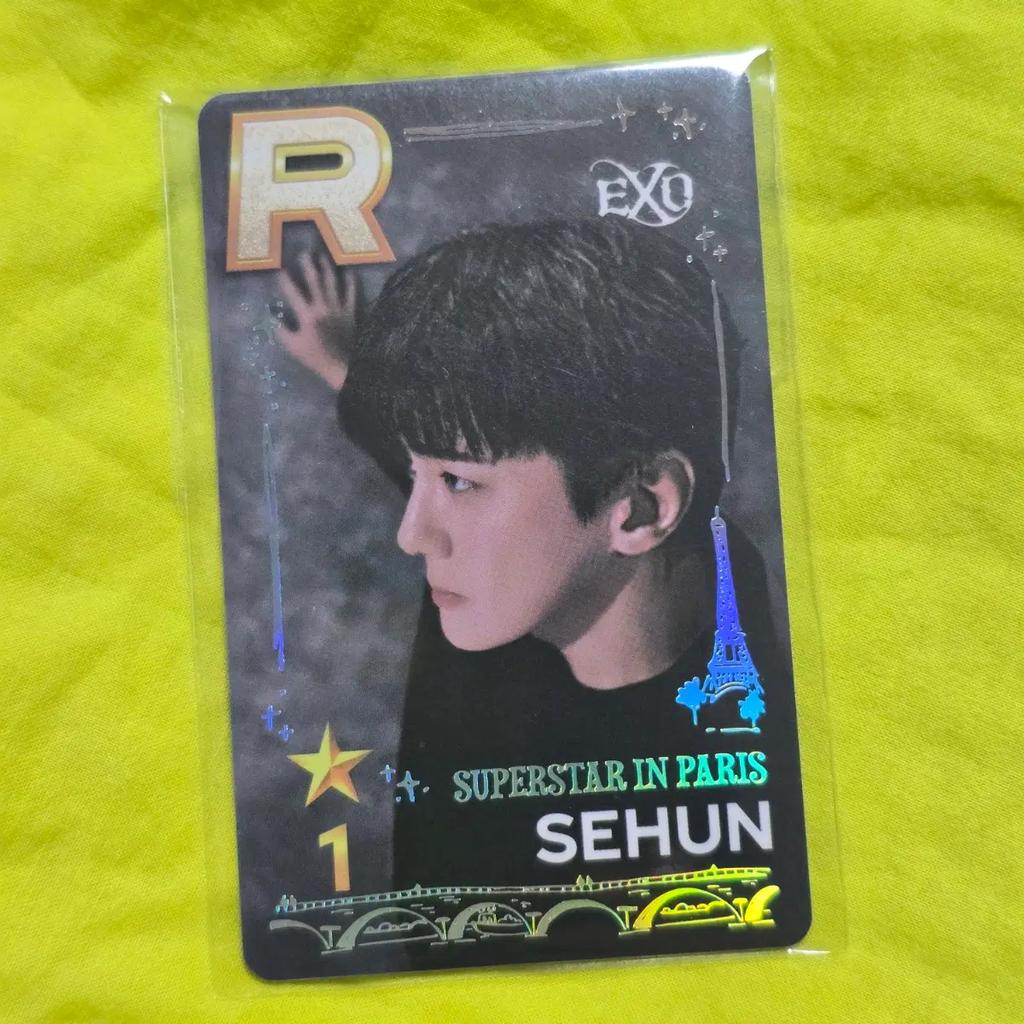 EXO Sehun Shu SM Paris photocard