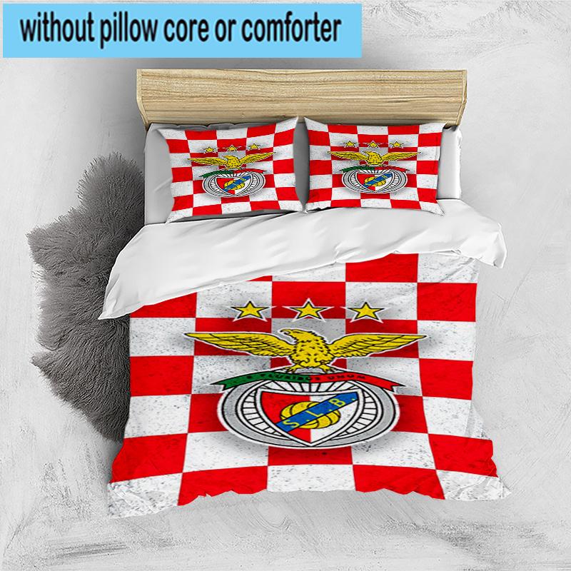 3PCS Football Club Eagle 3pcs Bedding,Including 3PCS Duvet Cover And 2pcs Pillowcases Perfect for Christmas,Ideal for Bedroom, Dormitory